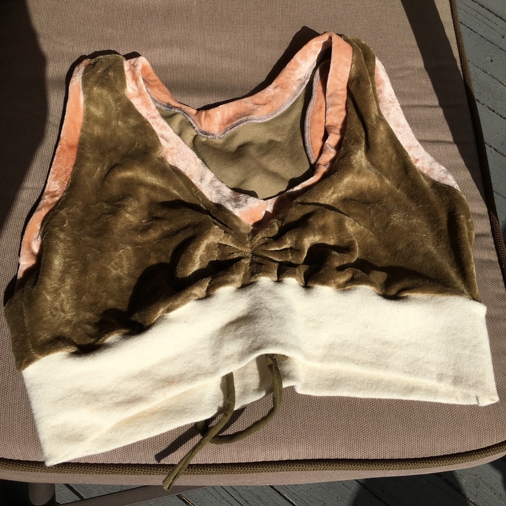 Blossoming Bumble Organics Herbal Dyed Crop top